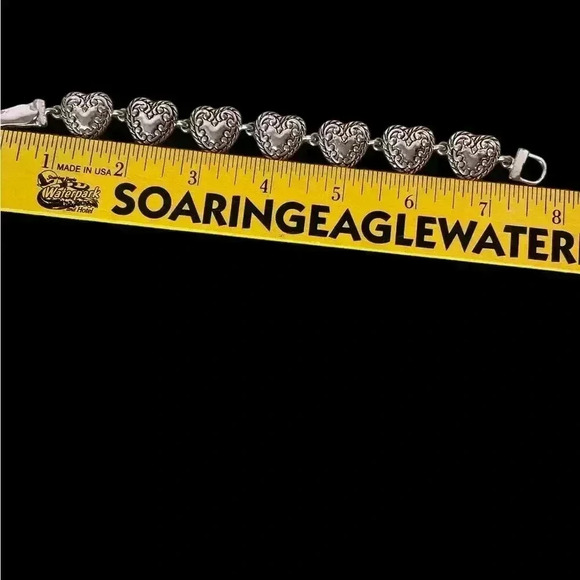 Silver Heart Sweetheart Accent Bracelet - Picture 6 of 7